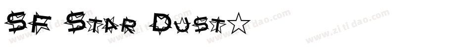 SF Star Dust字体转换